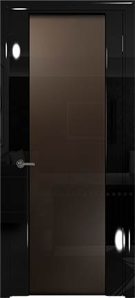Арт Деко Vatikan Premium Глянец Спациа-3  черный глянец триплекс мокко