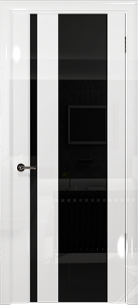 Арт Деко Vatikan Premium Глянец Спациа-5 белый глянец триплекс черный