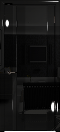 Арт Деко Vatikan Premium Глянец Спациа-5  черный глянец триплекс черный
