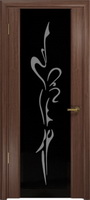 Арт Деко Стайл Спация-3 орех американский триплекс черный с рисунком "Балерина"
