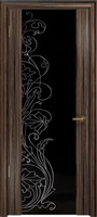 Арт Деко Стайл Спация-3 эбен триплекс черный с рисунком cо стразами