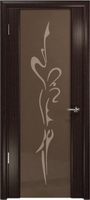 Арт Деко Стайл Спация-3 эвкалипт триплекс тонированный с рисунком "Балерина"