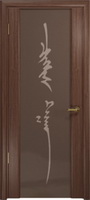 Арт Деко Стайл Спация-3 орех американский триплекс тонированный с рисунком «Чингизхан»