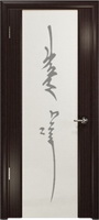 Арт Деко Стайл Спация-3 эвкалипт триплекс белый с рисунком «Чингизхан»