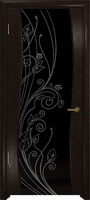 Арт Деко Стайл Вэла фуокко триплекс черный с рисунком со стразами
