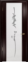 Арт Деко Стайл Спация-3 венге триплекс белый с рисунком «Чингизхан»