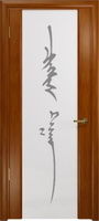 Арт Деко Стайл Спация-3 анегри темный триплекс белый с рисунком «Чингизхан»